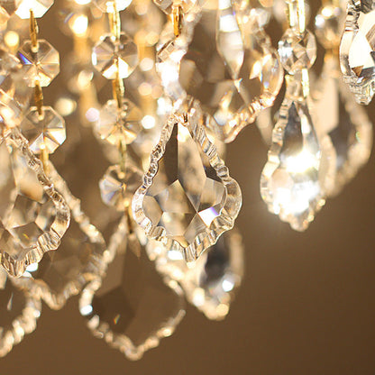 Crystal Chandelier | Modern Ceiling Light for Bedroom and Living Room