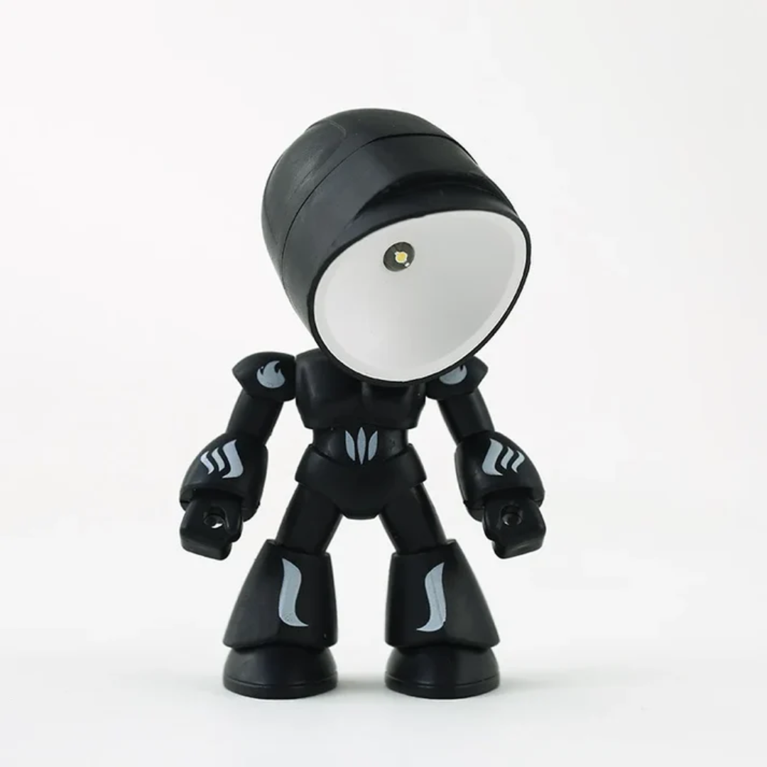 Creative Robot Desk Lamp | Rechargeable Table Light for Bedroom or Office