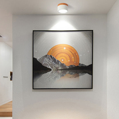 Modern Cylinder LED Flush Mount Ceiling Light | Small Decorative Lamp for Home