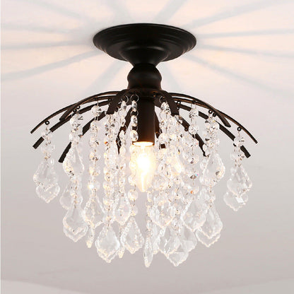 Crystal Chandelier | Modern Ceiling Light for Bedroom and Living Room
