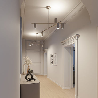 Modern Cylinder LED Ceiling Light | Contemporary Bedroom Living Room Ceiling Lamp