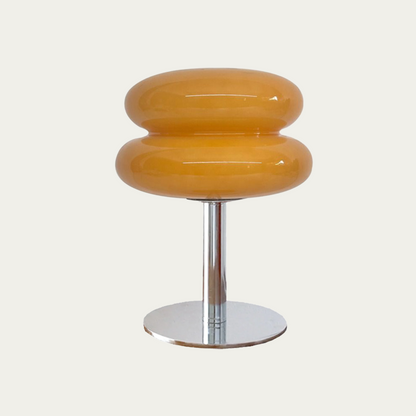 Bauhaus Minimalist Glass Table Lamp for Bedroom and Living Room | Modern Desk Lamp