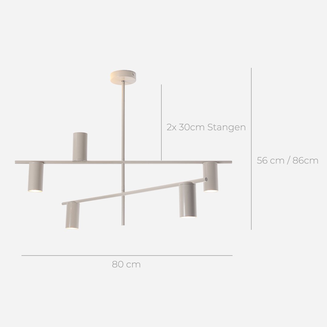 Modern Cylinder LED Ceiling Light | Contemporary Bedroom Living Room Ceiling Lamp