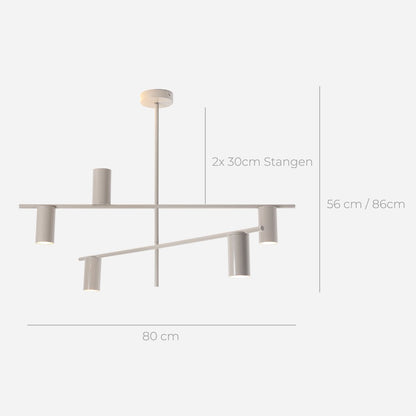 Modern Cylinder LED Ceiling Light | Contemporary Bedroom Living Room Ceiling Lamp