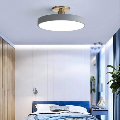 Round Modern LED Ceiling Light | Elegant Bedroom Living Room Ceiling Lamp