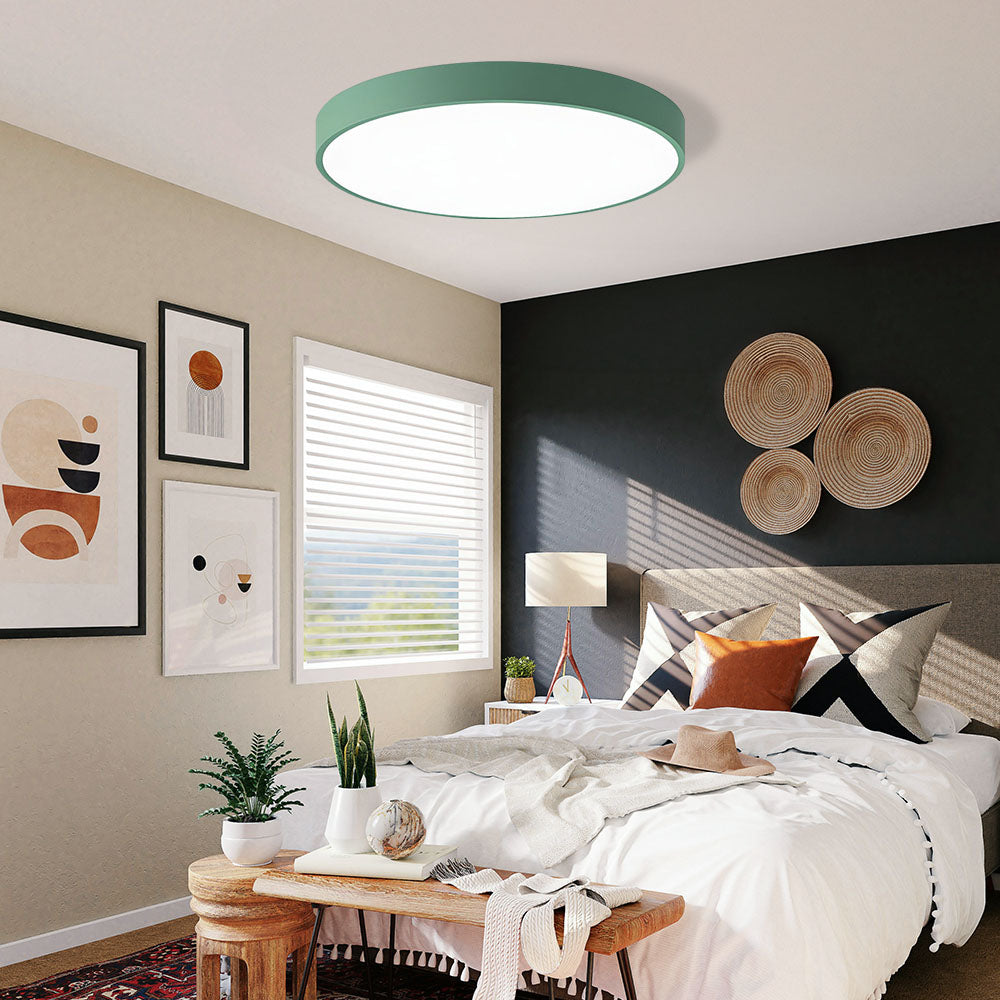 Recessed Round LED Ceiling Light | Modern Bedroom Living Room Ceiling Lamp