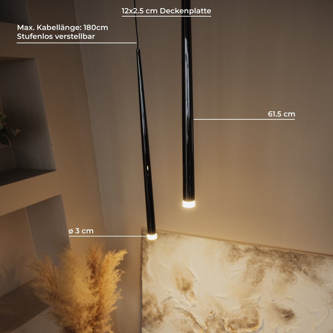 Modern LED Drop Pendant Light | Elegant Bedroom Living Room Dining Chandelier