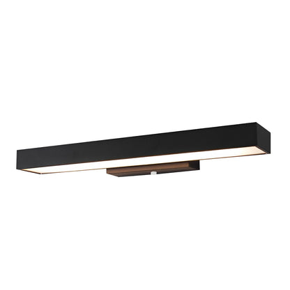 Outdoor Motion Sensor Wall Light in Modern Black | Waterproof LED Wall Lamp