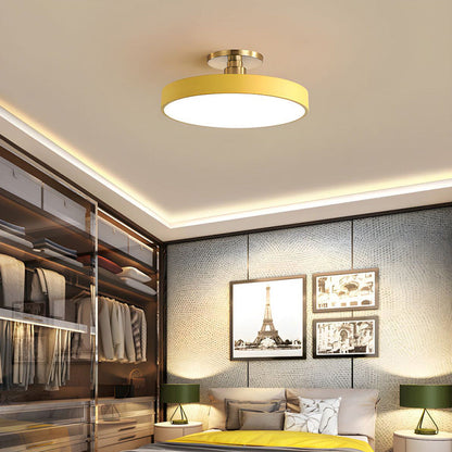 Round Modern LED Ceiling Light | Elegant Bedroom Living Room Ceiling Lamp
