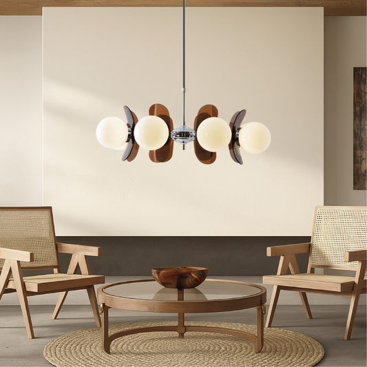 Bauhaus Chandelier for Dining Room | Modern LED Ceiling Light