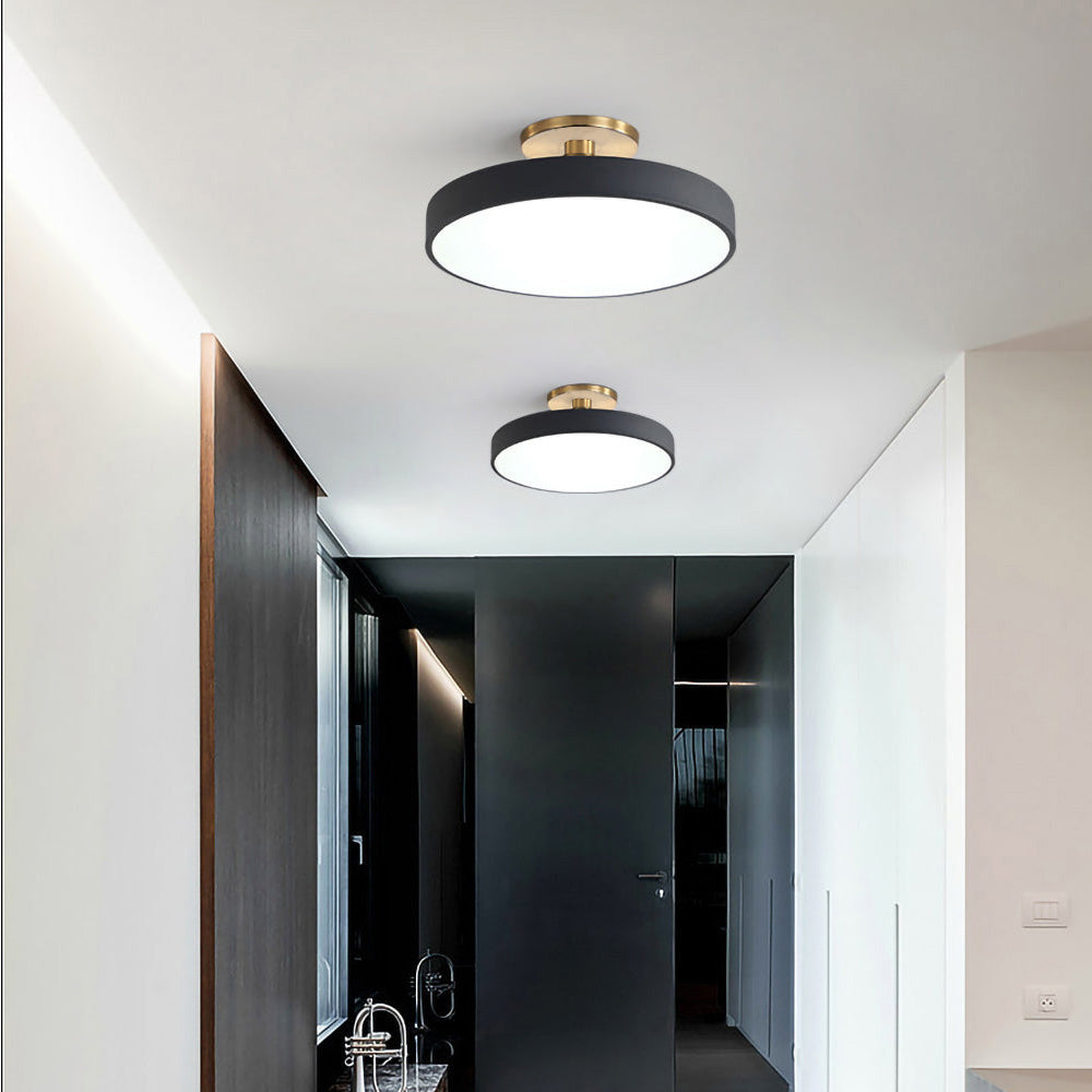 Round Modern LED Ceiling Light | Elegant Bedroom Living Room Ceiling Lamp