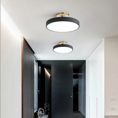 Round Modern LED Ceiling Light | Elegant Bedroom Living Room Ceiling Lamp