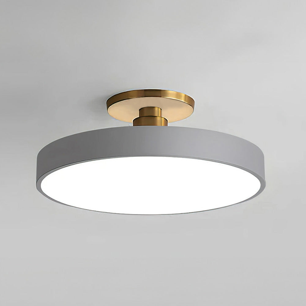 Round Modern LED Ceiling Light | Elegant Bedroom Living Room Ceiling Lamp