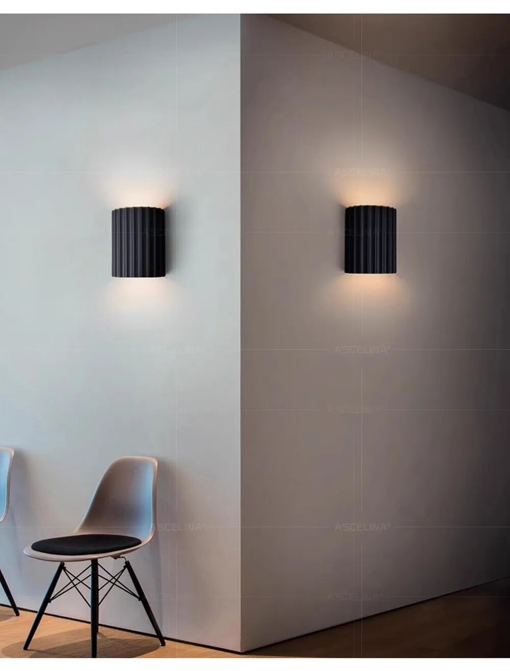 Modern Resin LED Wall Light Sconce | Artistic Bedroom Living Room Wall Lamp