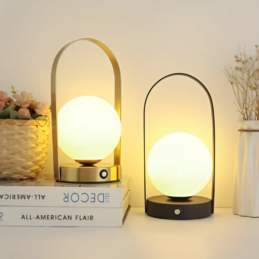 Rechargeable Table Lamp | Modern Wireless Bedside Light