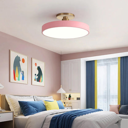 Round Modern LED Ceiling Light | Elegant Bedroom Living Room Ceiling Lamp
