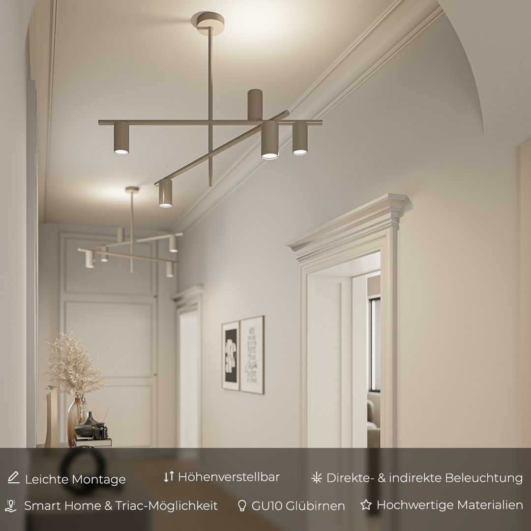 Modern Cylinder LED Ceiling Light | Contemporary Bedroom Living Room Ceiling Lamp