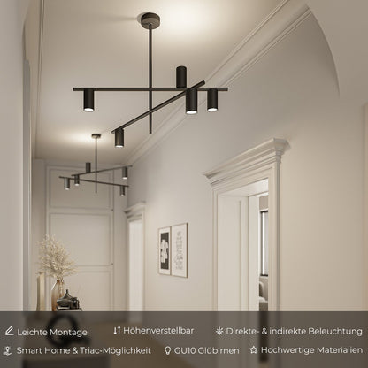Modern Cylinder LED Ceiling Light | Contemporary Bedroom Living Room Ceiling Lamp