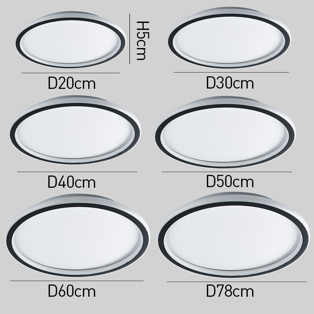 Ultra Slim Round LED Ceiling Light | Modern Minimalist Bedroom Living Room Lamp