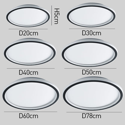 Ultra Slim Round LED Ceiling Light | Modern Minimalist Bedroom Living Room Lamp