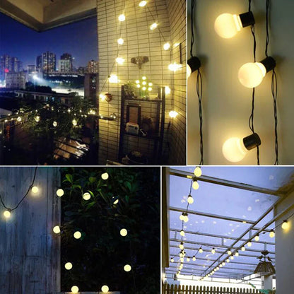 Outdoor string lights