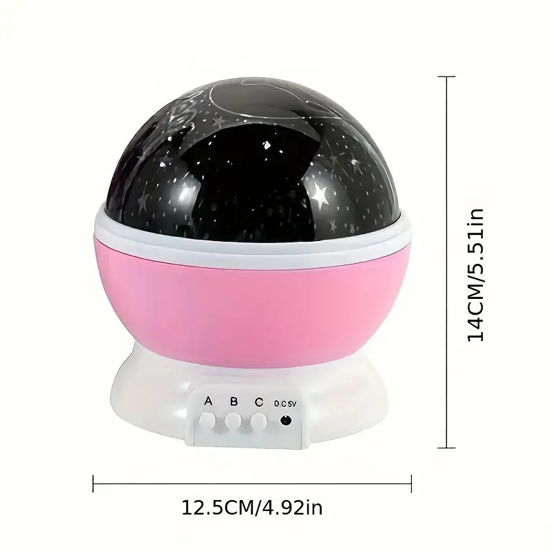 Rechargeable Star Projector LED Night Lamp for Kids | Colourful Bedside Light