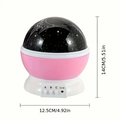 Rechargeable Star Projector LED Night Lamp for Kids | Colourful Bedside Light