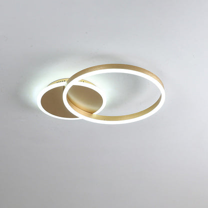 Modern Circular LED Flush Mount Ceiling Light | Luxury Low Profile Chandelier Lamp