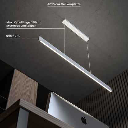 Minimalist Modern LED Pendant Light | Gesture Control Dining Room Ceiling Lamp