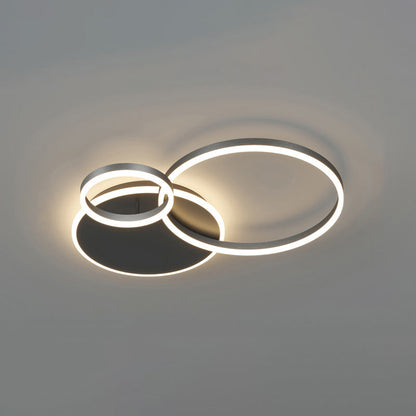 Modern Circular LED Flush Mount Ceiling Light | Luxury Low Profile Chandelier Lamp