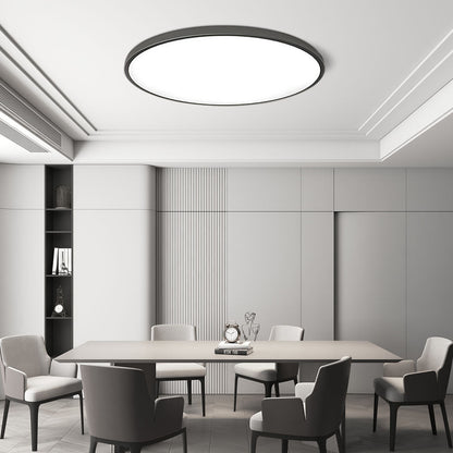 Minimalist Round LED Ceiling Light | Modern Living Room Bedroom Ceiling Lamp