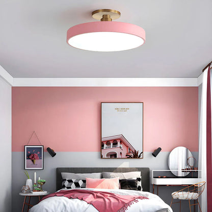 Round Modern LED Ceiling Light | Elegant Bedroom Living Room Ceiling Lamp