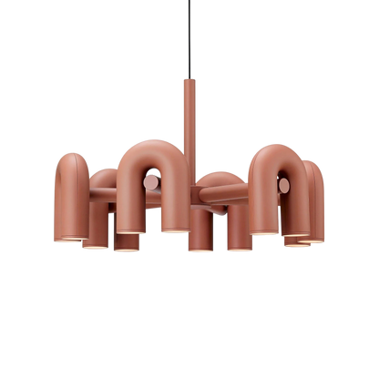 Bauhaus Chandelier | Modern Geometric Ceiling Light for Dining Room and Living Room