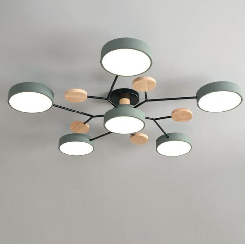 Modern Circular LED Ceiling Light | Contemporary Bedroom Living Room Lamp