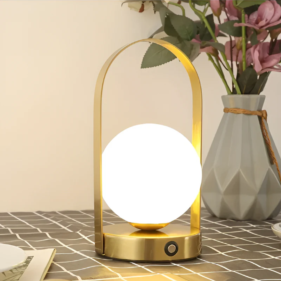 Rechargeable Table Lamp | Modern Wireless Bedside Light