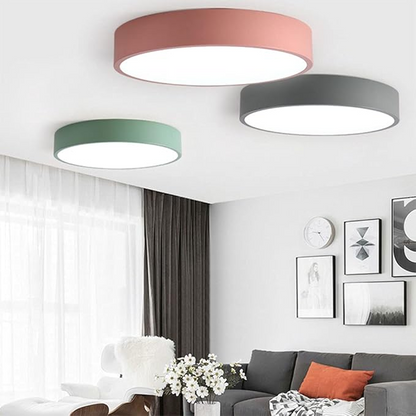 Recessed Round LED Ceiling Light | Modern Bedroom Living Room Ceiling Lamp