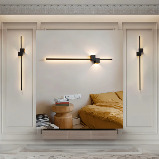 Minimalist LED Wall Lamp | Modern Long Sconce Light for Living or Bedroom