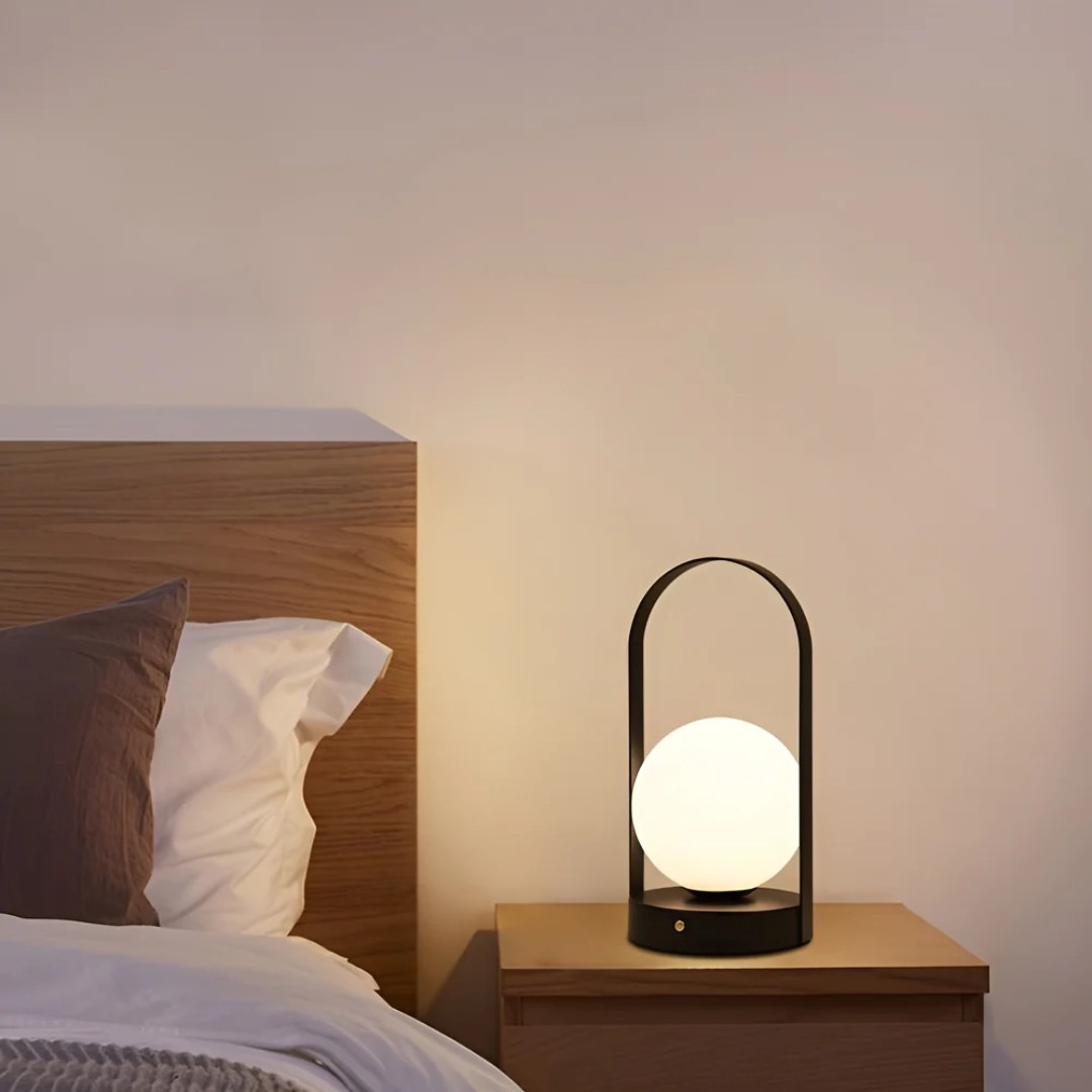 Rechargeable Table Lamp | Modern Wireless Bedside Light