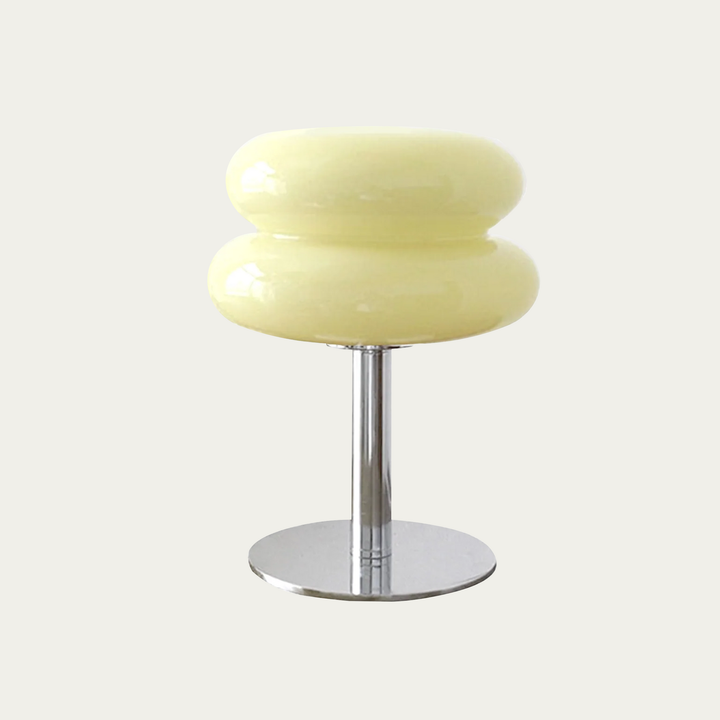Bauhaus Minimalist Glass Table Lamp for Bedroom and Living Room | Modern Desk Lamp