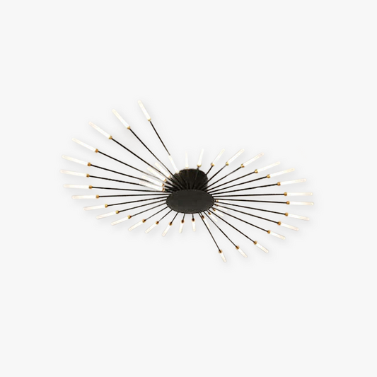 Modern Fireworks Flush Mount LED Ceiling Light | Decorative Living Room Lamp