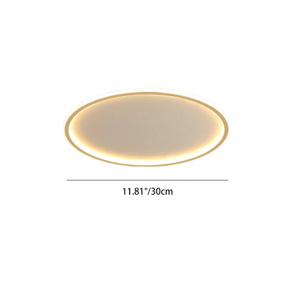 Ultra Slim Round LED Ceiling Light | Modern Minimalist Bedroom Living Room Lamp