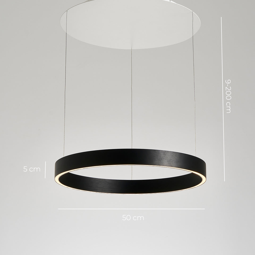 Round LED Ring Ceiling Light | Modern Dining Room Kitchen Chandelier Lamp