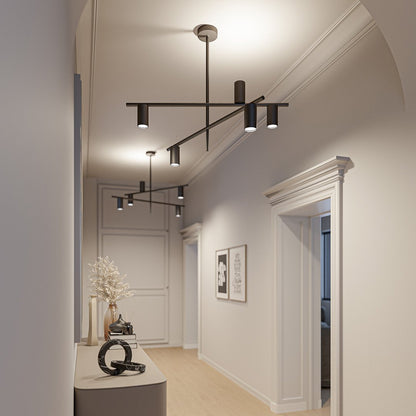 Modern Cylinder LED Ceiling Light | Contemporary Bedroom Living Room Ceiling Lamp