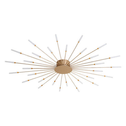 Modern Fireworks Flush Mount LED Ceiling Light | Decorative Living Room Lamp