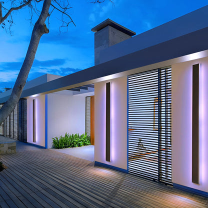 Outdoor LED Wall Sconce for Porch and Entryway | Modern Waterproof Wall Light