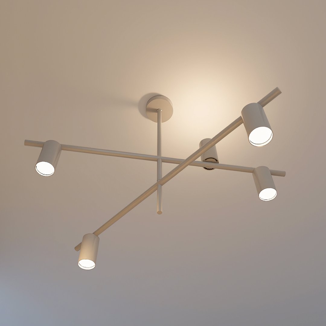 Modern Cylinder LED Ceiling Light | Contemporary Bedroom Living Room Ceiling Lamp