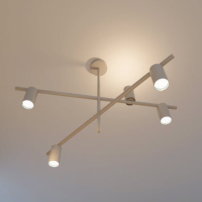 Modern Cylinder LED Ceiling Light | Contemporary Bedroom Living Room Ceiling Lamp