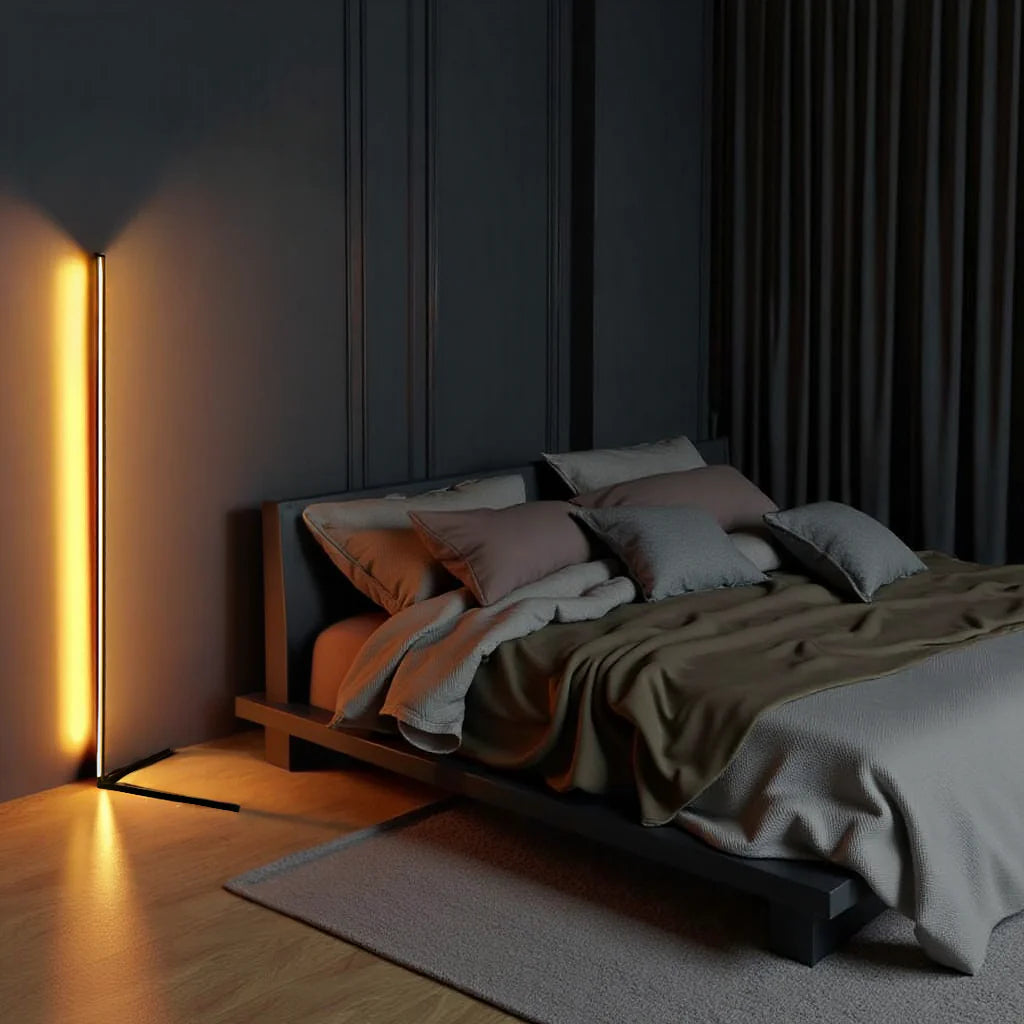 Modern LED Floor Lamp with Remote Control | Colour Changing Standing Light
