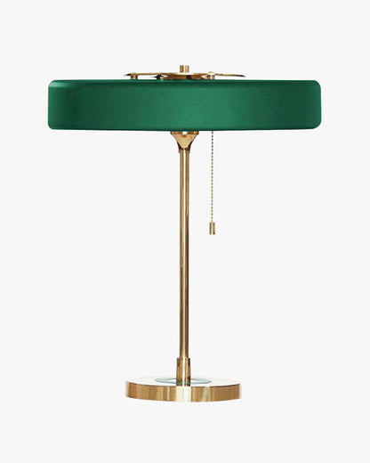 Vintage Mid Century Table Lamp with Pull Chain | Bedside and Desk Lighting