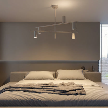 Modern Cylinder LED Ceiling Light | Contemporary Bedroom Living Room Ceiling Lamp